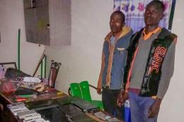 File image of two suspects arrested in Kamulu.